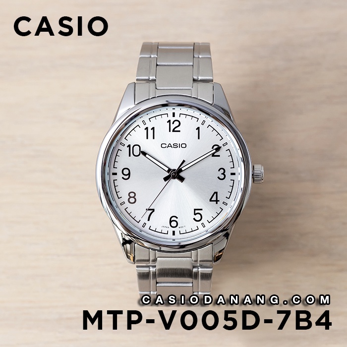 Đồng hồ nam dây kim loại Casio Standard chính hãng Anh Khuê MTP-V005D-7B4UDF (40mm)