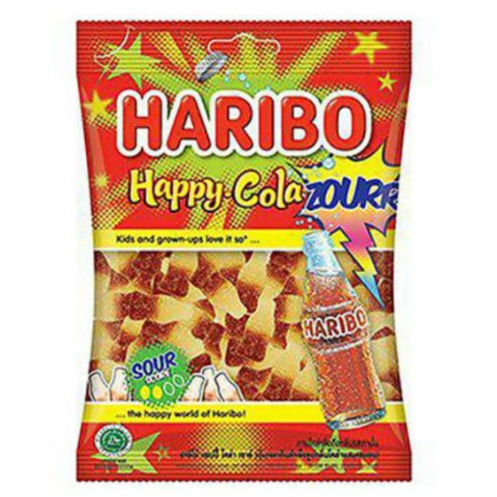 Kẹo dẻo Haribo Happy Cola Sour Fresh 80g