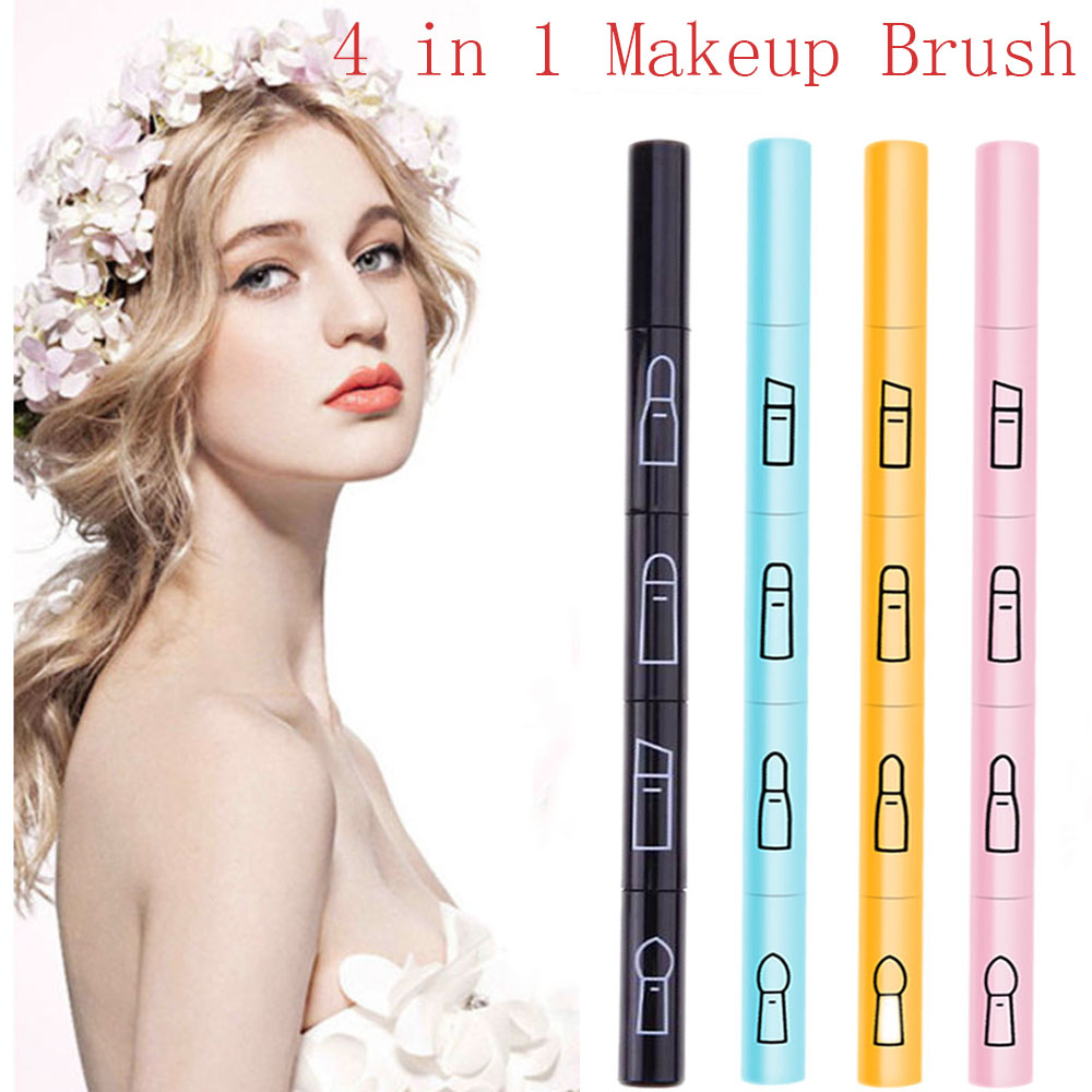 Cọ trang điểm bằng nhựa cầm tay tiện dụng có thể thu gọn được