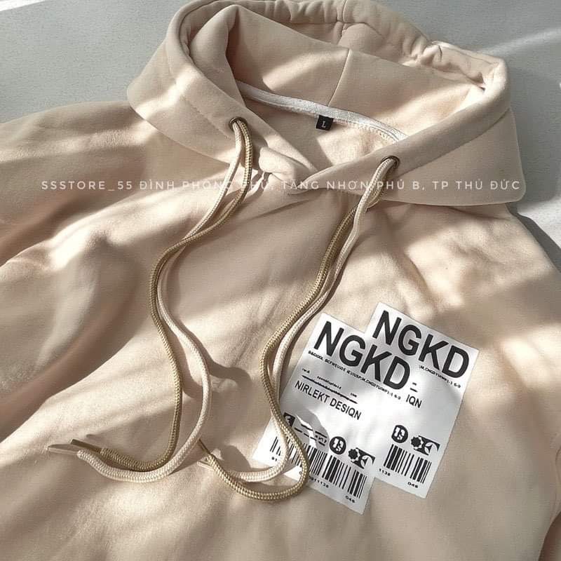 Áo hoodie mã vạch TC11