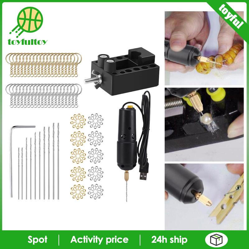 Máy Khoan Điện Mini Cầm Tay Dùng Làm Đồ Thủ Công Resin Epoxy