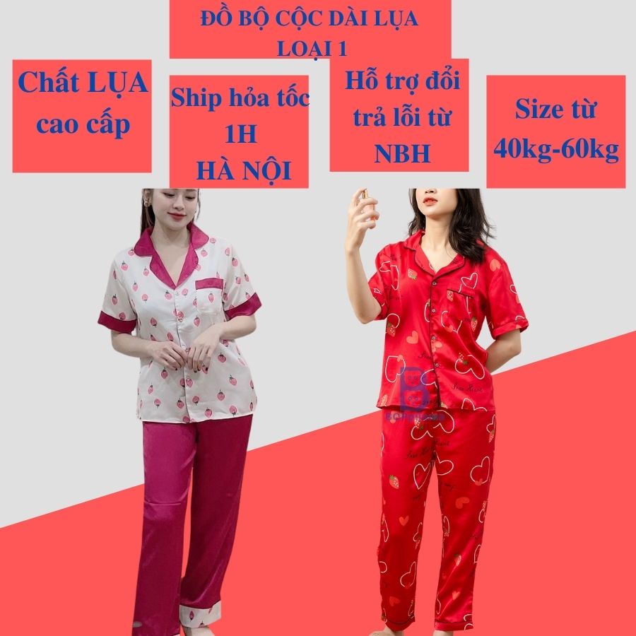 Đồ Bộ Ngủ Lụa [THANH LÝ freeship] Latin HATIBO Cao Cấp Mặc Nhà Mềm Mát