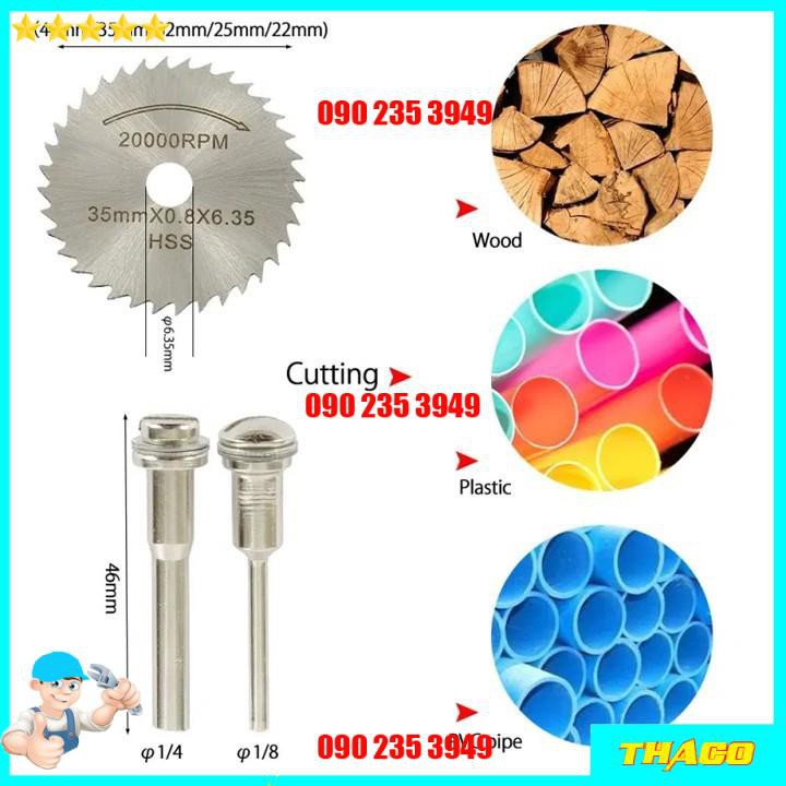 Bộ lưỡi cưa đĩa mài cắt mini gắn máy khoan cầm tay QE151