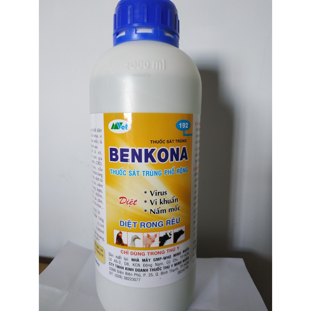 Benkona đặc trị nấm giá thể trên cây trồng - chai 1 lít