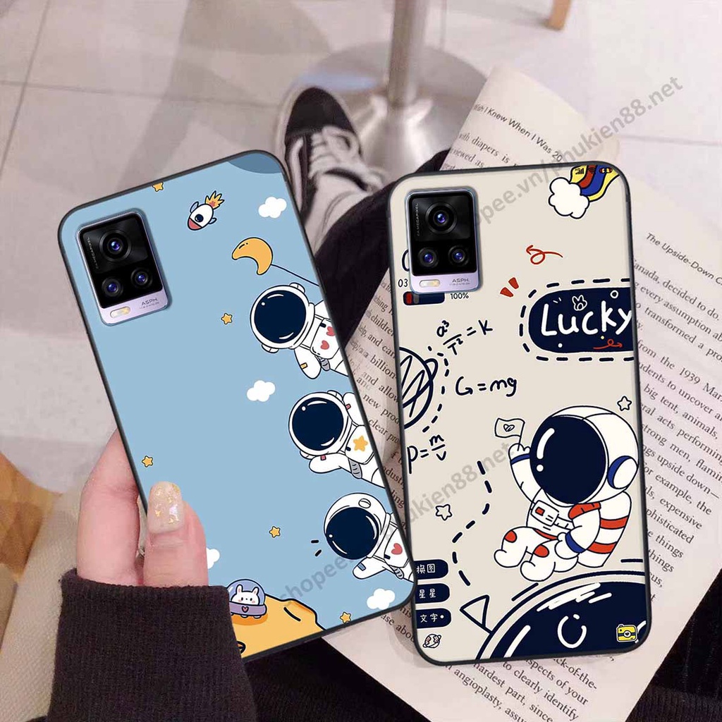 Ốp lưng Vivo V20 hình phi hành gia, roro jump, điện tử dễ thương - Giá rẻ tốt nhất