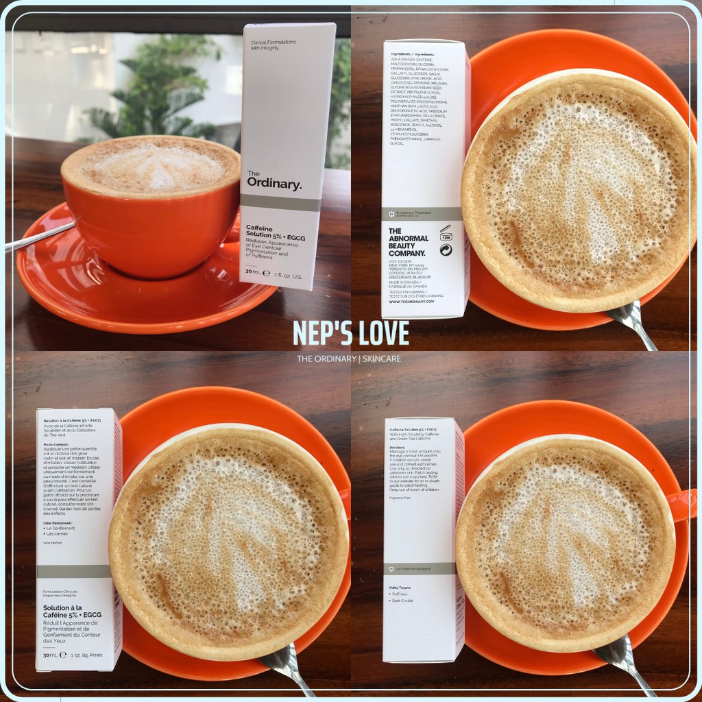 Serum dưỡng mắt, giảm quầng thâm Caffeine Solution 5% + EGCG_THE ORDINARY (BILL CANADA) 30ML | BigBuy360 - bigbuy360.vn