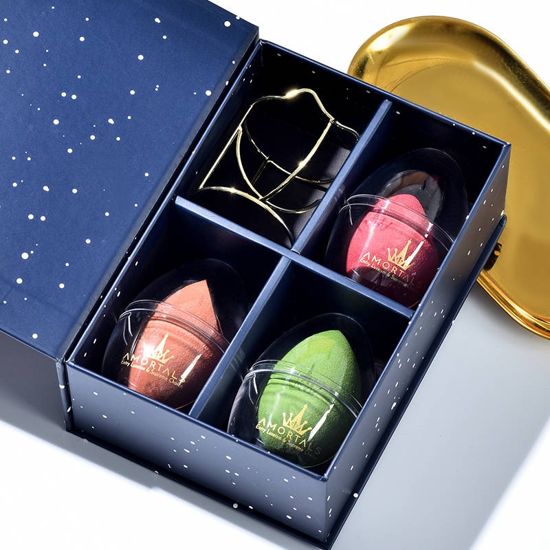 Trứng trang điểm bằng gỗ chính hãng Hàn Quốc Ultra Soft Không ăn bột Sponge Air Đệm 2 Gói 3 Gói kết hợp Puff khô và ư | BigBuy360 - bigbuy360.vn