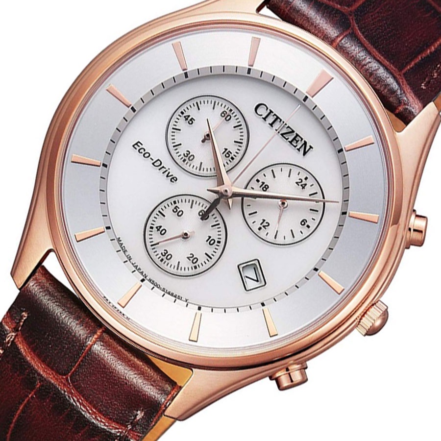 Đồng Hồ Nam Citizen Dây Da AT2362-02A - Mặt Trắng (Sapphire)