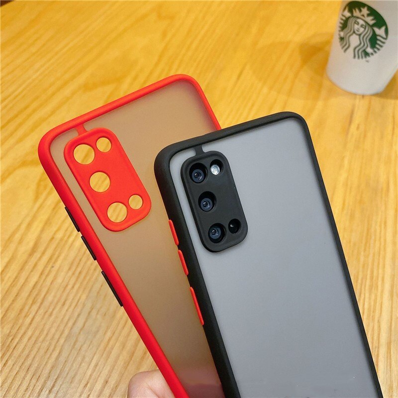 Ốp điện thoại mặt nhám chống sốc bảo vệ camera thích hợp cho Samsung Galaxy A51 A71 5G A21S A31 A11