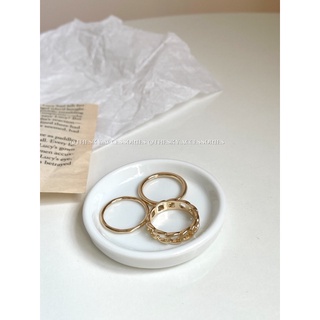 Set nhẫn hình khối hình xoắn 3 chiếc basic 𝙏𝙝𝙚 𝙎𝙠𝙮 𝘼𝙘𝙘𝙚𝙨𝙨𝙤𝙧𝙞𝙚𝙨