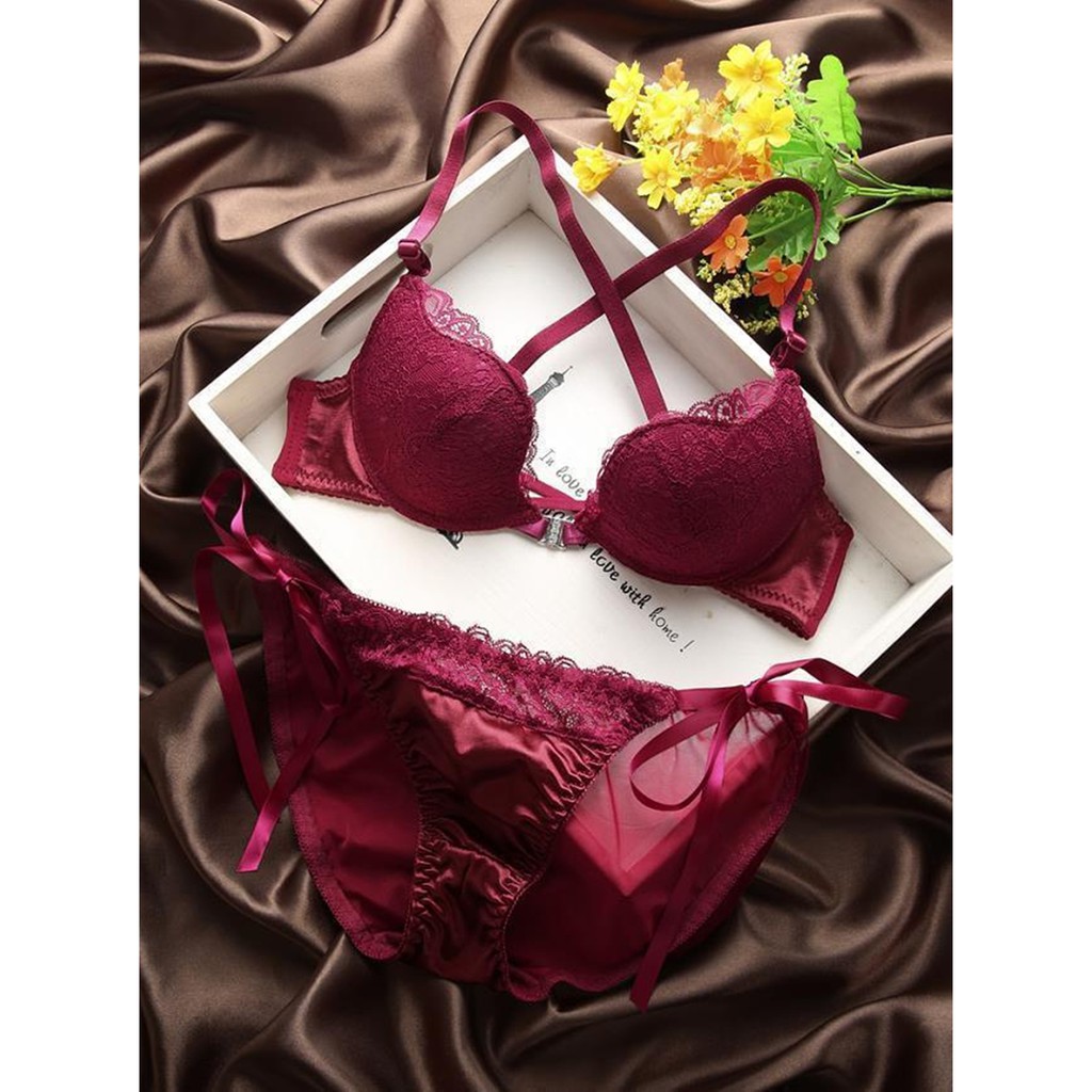 Bộ đồ lót nữ ren cài trước BL 7302 | BigBuy360 - bigbuy360.vn