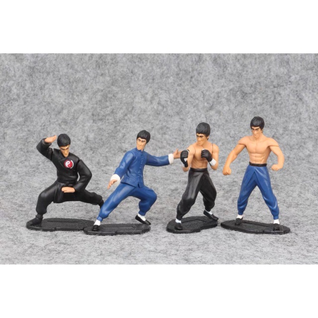 🔥🔥 Set 4 Mô Hình Lý Tiểu Long Bruce Lee 🔥🔥