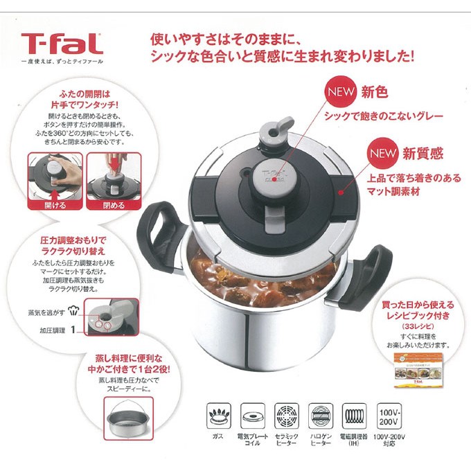 NỒI ÁP SUẤT T-FAL CLIPSO 6L