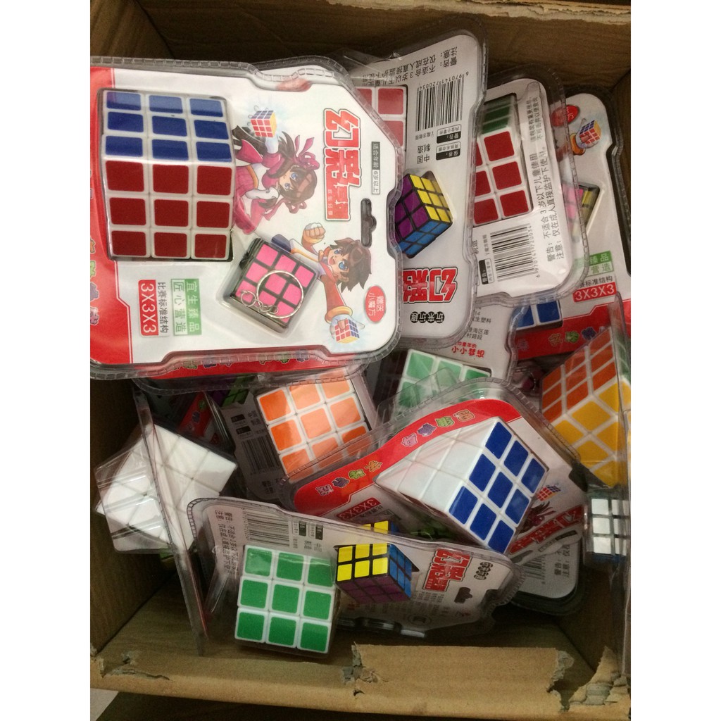 Khối RUBIK xoay lắp ghép cho bé - Đồ chơi thông minh RUBIK loại tốt hàng đẹp