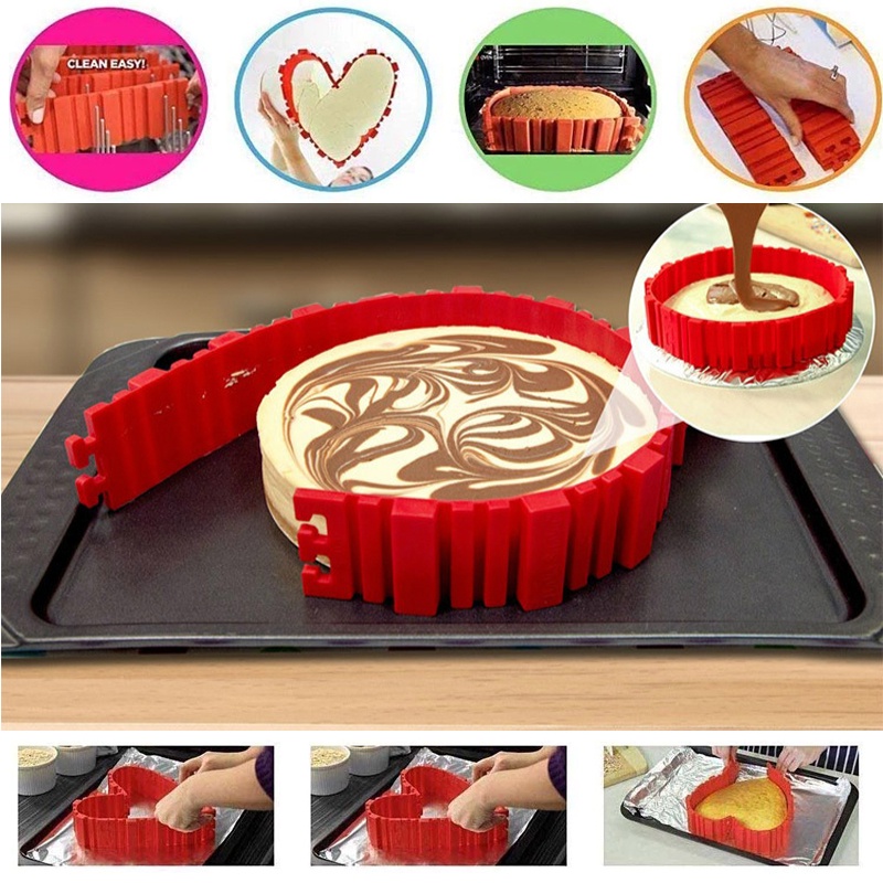 Bộ 4 khuôn làm bánh ANAEAT bằng silicone nhiều kiểu dáng