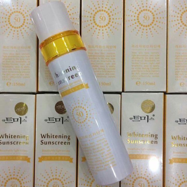 Kem chống nắng trắng da Whitening Sunscreen Hàn Quốc 150ml