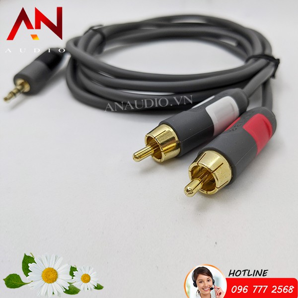 Dây jack 3.5 ra 2 AV Belkin 1.8m
