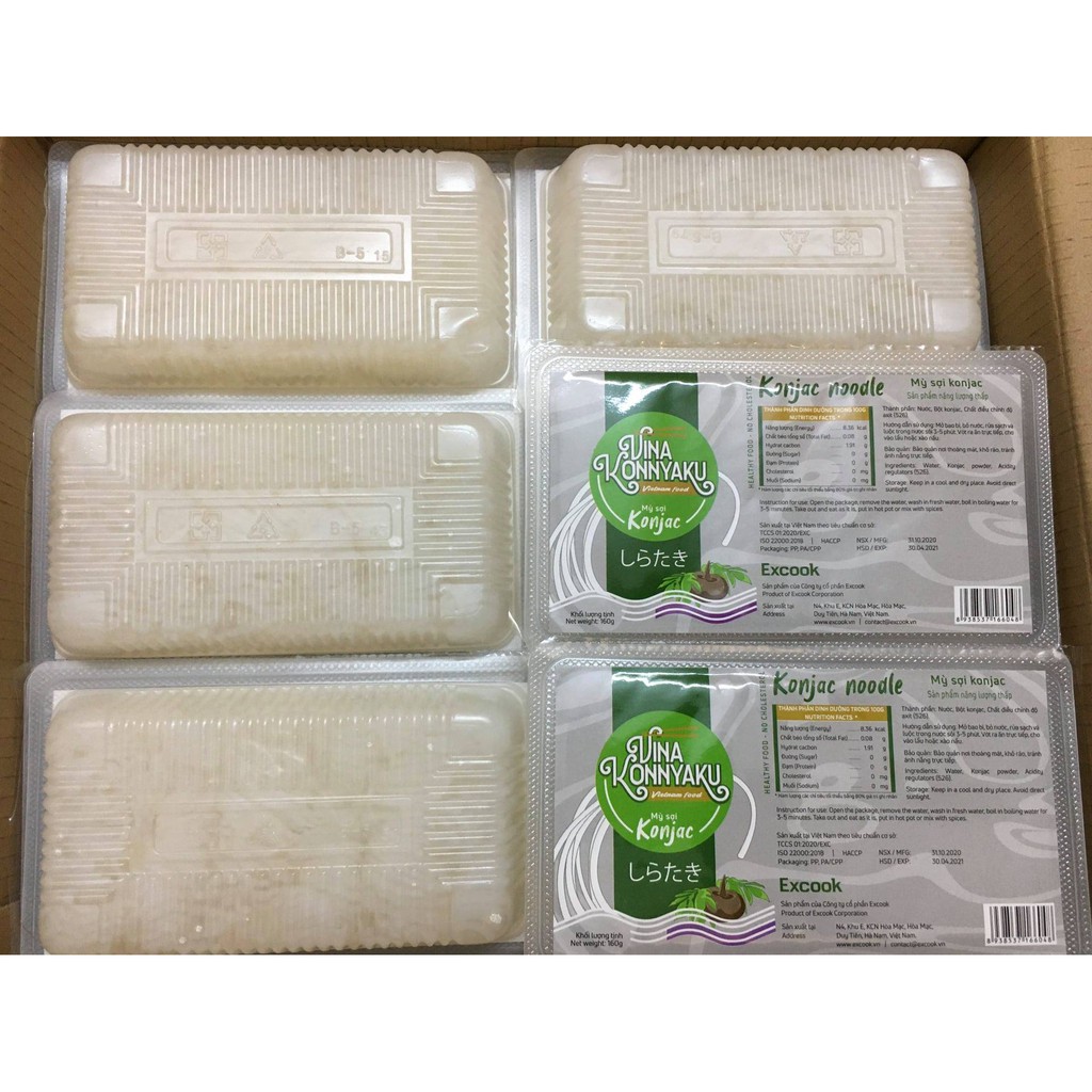 Mì Nưa Konjac Excook Giảm Cân Keto, Low Carb Cho Người Tiểu Đường | BigBuy360 - bigbuy360.vn
