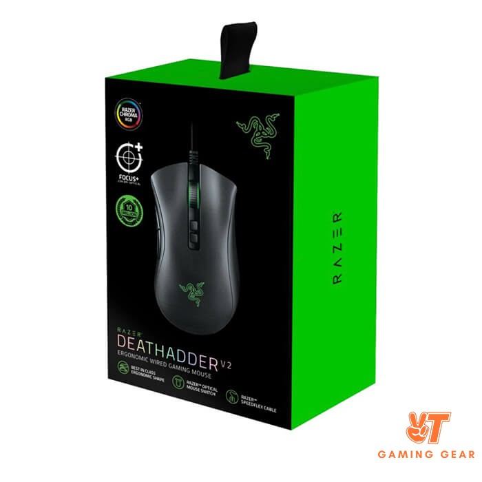 [CHÍNH HÃNG + ẢNH THẬT] Chuột gaming Razer Deathadder V2 - New 100%