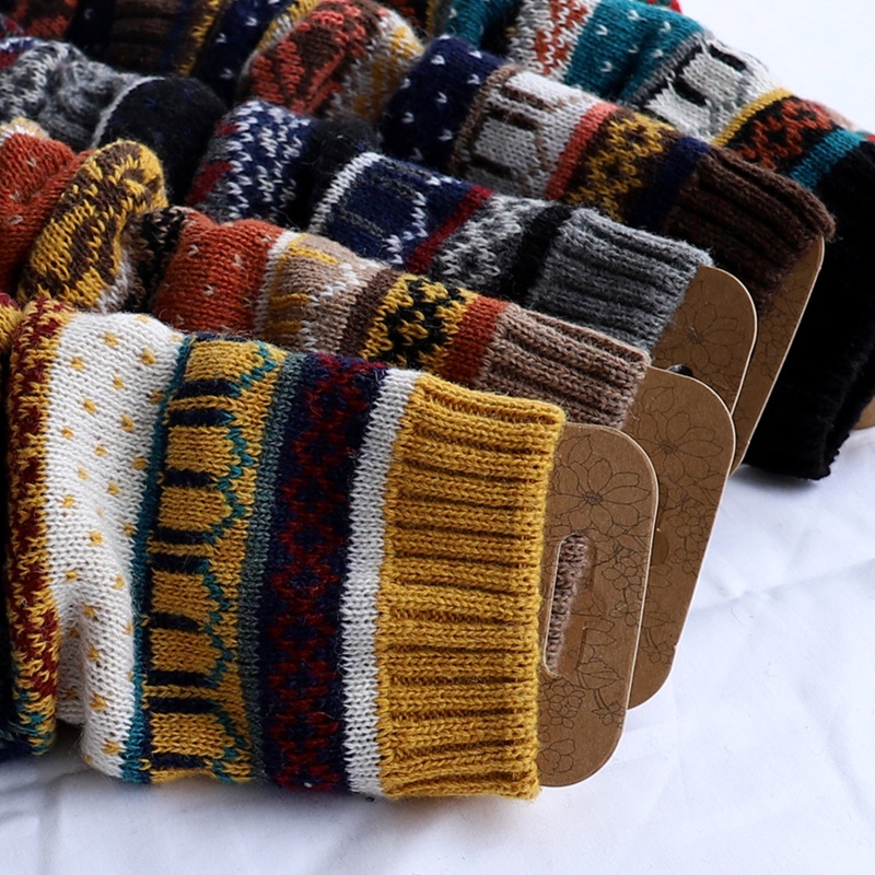 Youyo Vớ Ống Chân Dệt Kim Giữ Ấm Mùa Đông Thời Trang Cho Nữ