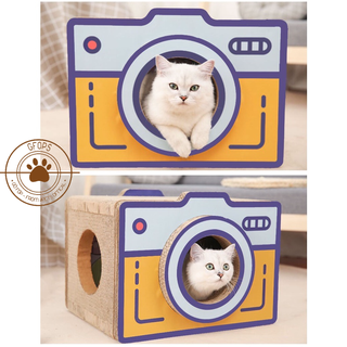 [Phiên bản mới]Cào móng kết hợp ổ nằm cho mèo Cat Scratch Board / Bàn cào móng siêu to- 4pets official