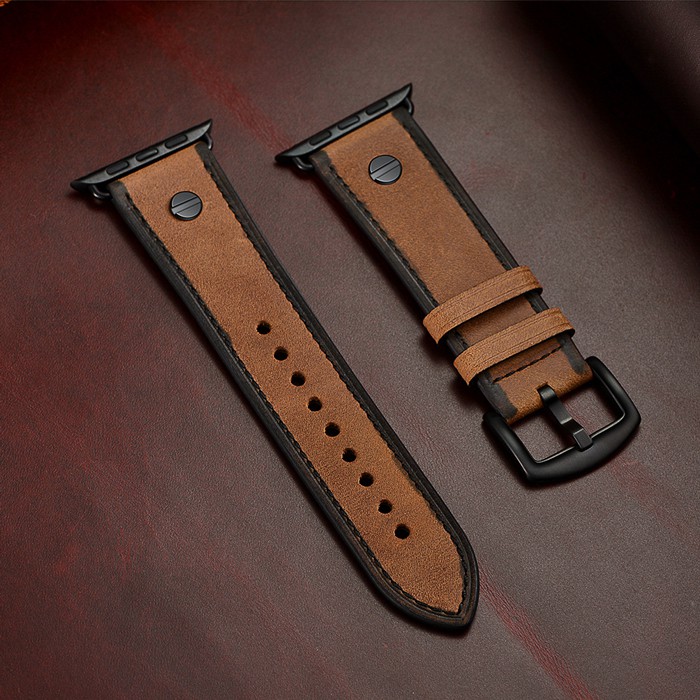 Dây da bò Nail Style cho Apple Watch