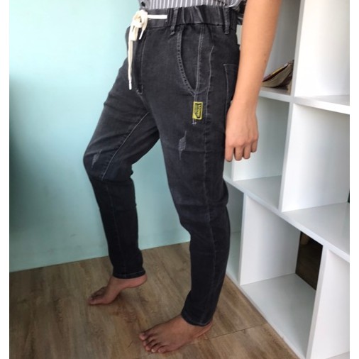 Quần Jean Cao cấp Quần jean nam Quảng Châu lưng thun co giãn phong cách | BigBuy360 - bigbuy360.vn