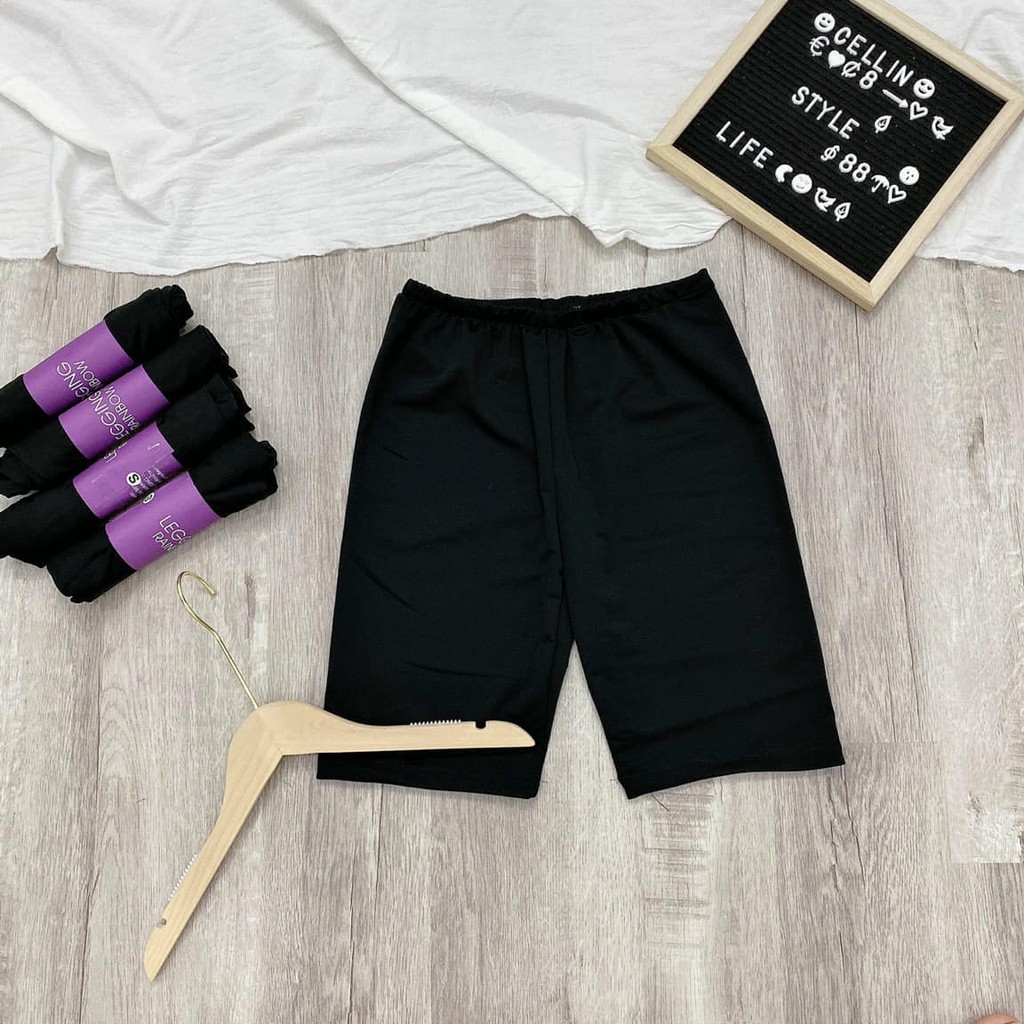 [ VIDEO+ ẢNH THẬT} Quần Legging ngố  quần NGỐ , tập dễ phối đồ, XUONGMAYHANOI.2