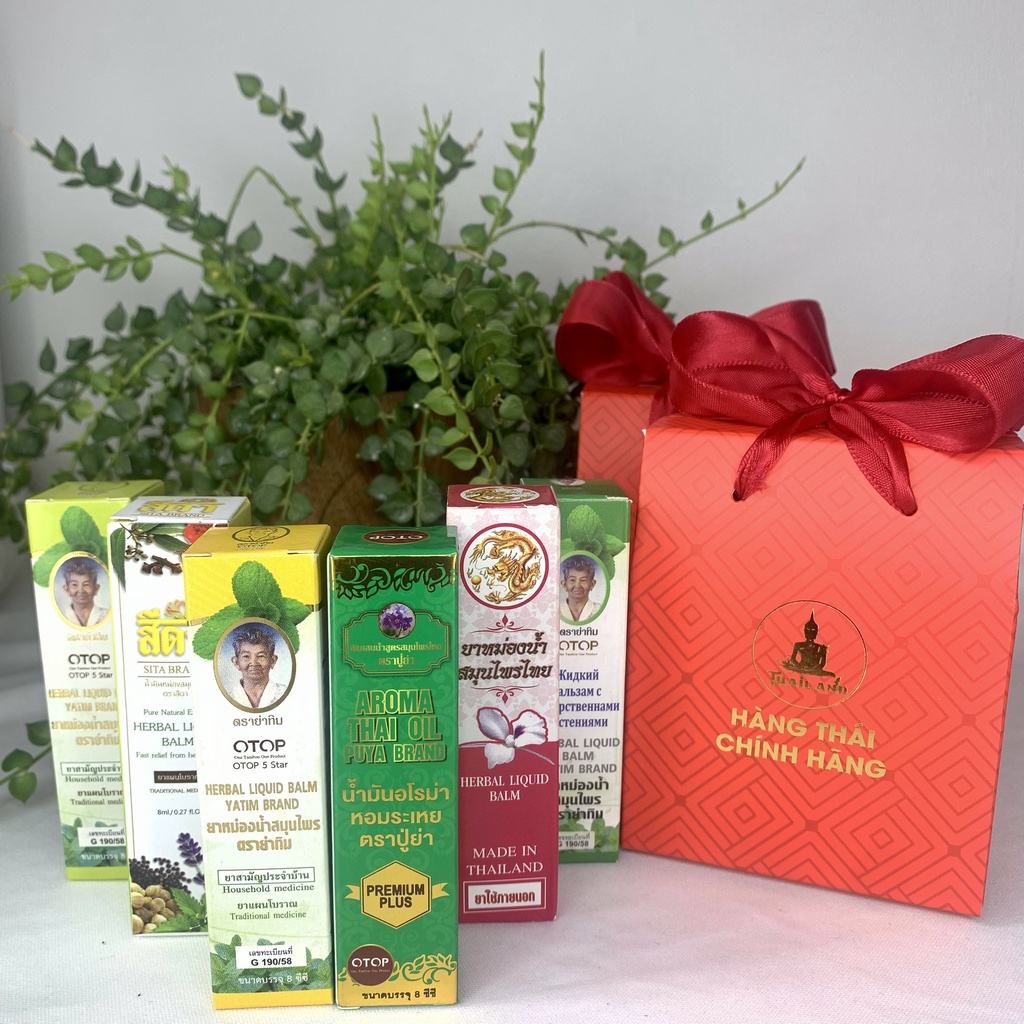 Combo Quà tết Dầu thảo dược Thái Lan 6 chai