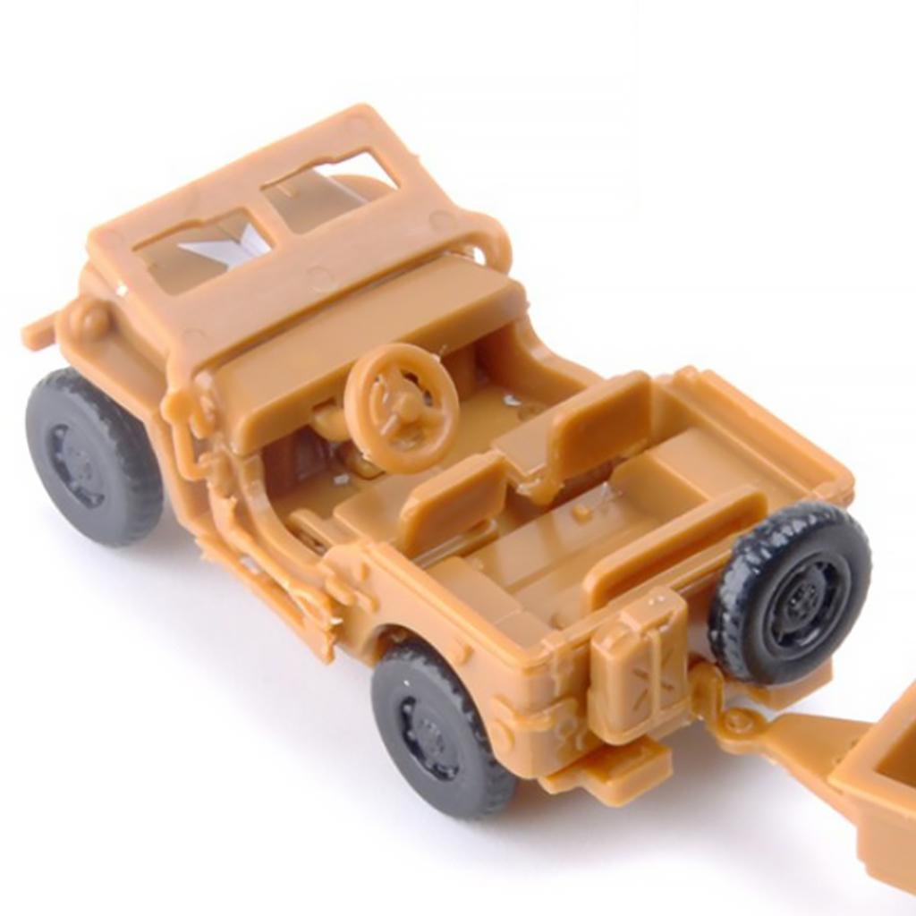 Set 2 Mô Hình Xe Tải 4D Tỉ Lệ 1 / 72