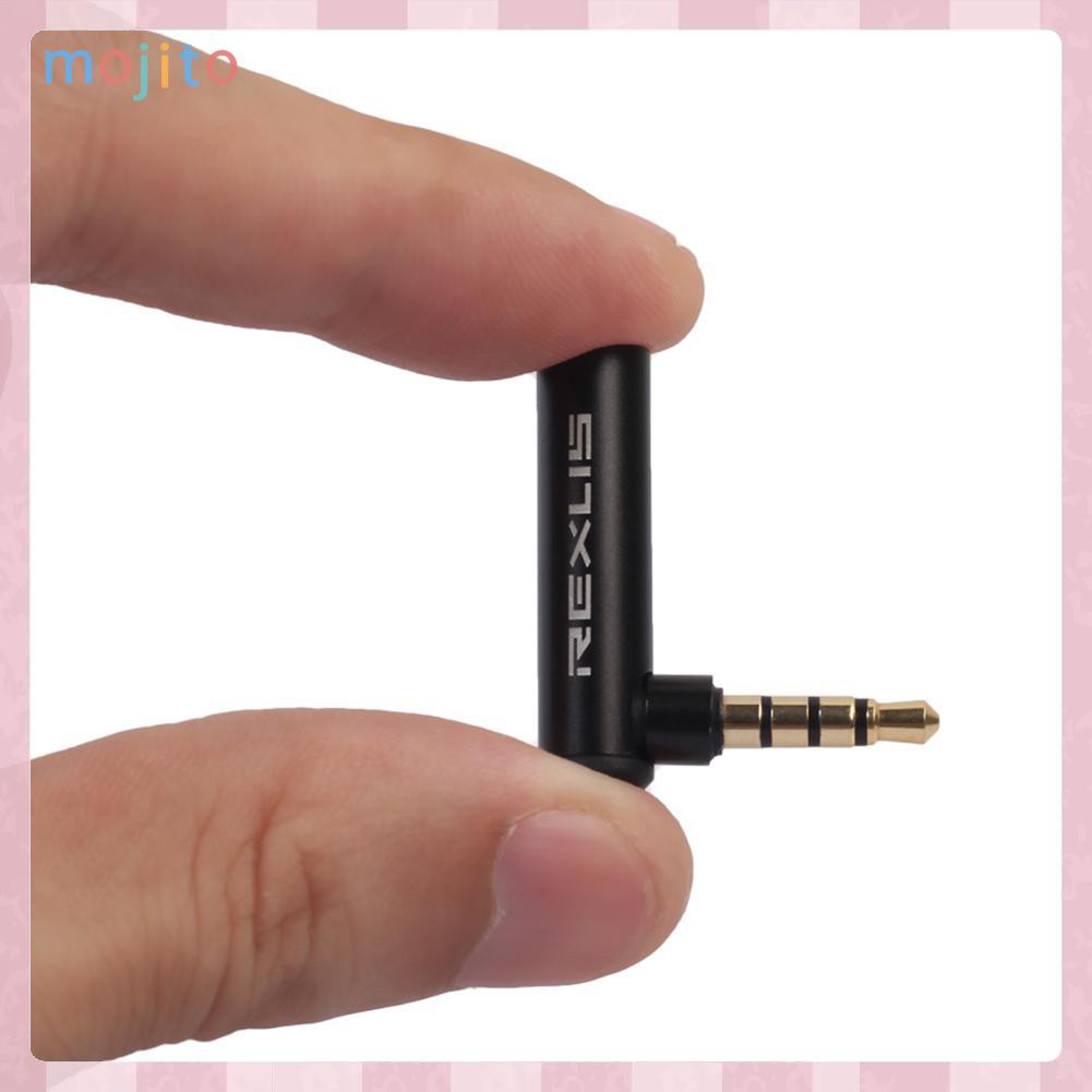 Đầu Nối Âm Thanh 90 Độ 3.5mm