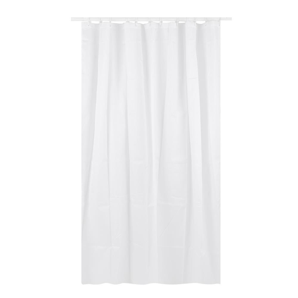 HomeBase MOYA Rèm tắm bằng Polyester ST20 W180xD0.1xH180 Cm màu trắng