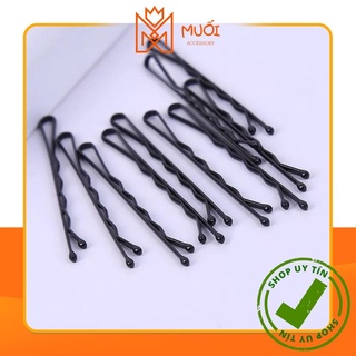 Kẹp tăm đen cố định tóc đơn giản xinh xắn
