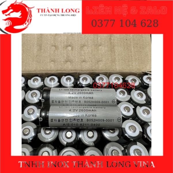 1 vien Pin 18650 4,2v hàn quốc