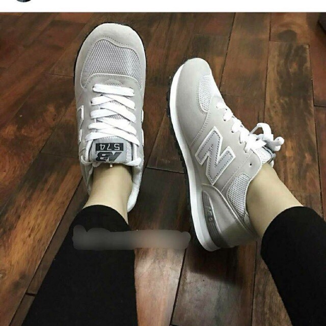 [Hình thật] Giày thể thao NB 574 xám nam nữ