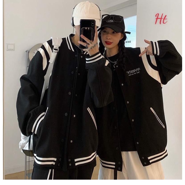 Áo khoác bomber bóng chày AN HT12