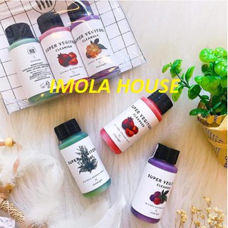 Set Mini 3 chai Sữa Rửa Mặt Rau Củ Super Vegitoks Cleanser