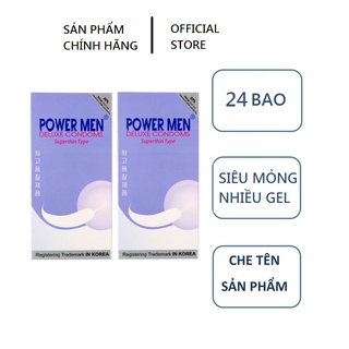 Bao Cao Su Powermen siêu mỏng Cực Nhiều Gel Bôi Trơn