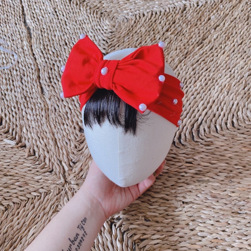 BĂNG ĐÔ ĐÍNH MÁI NGỐ BÉ GÁI(4-9kg)(nhiều mầu)
