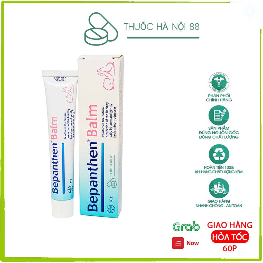 Kem chống hăm Bepanthen Balm dạng kem mỡ 30g/tuýp