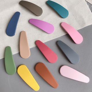 Cặp tóc - kẹp tóc tam giác bầu phong cách Hàn Quốc cực xinh, dễ mix đồ - Phụ kiện Halu