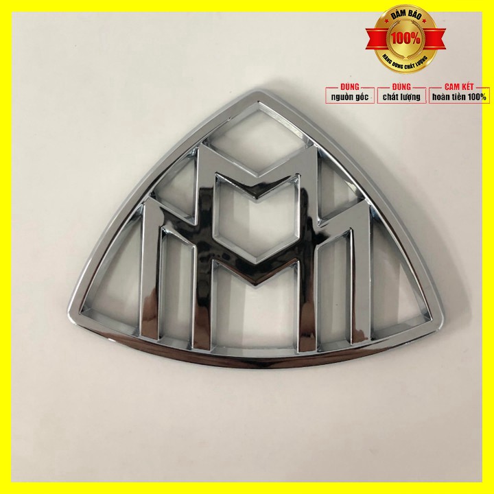 Logo biểu tượng sau xe Maybach G80706 bằng kim loại hợp kim mạ crom dán keo 3M