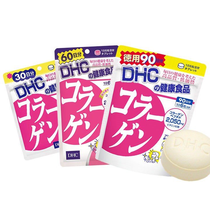 Viên uống DHC Collagen Nhật Bản gói 180 viên cho 30 ngày chống lão hóa và đẹp da - mỹ phẩm MINH HÀ cosmetics