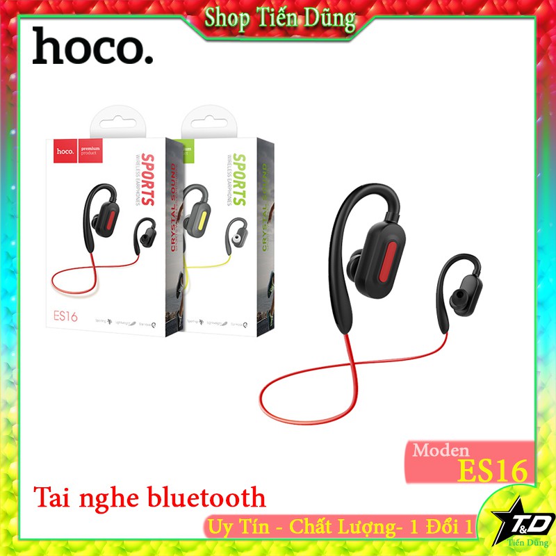 Tai Nghe Bluetooth Hoco ES16 Kiểu Dáng Thể Thao Quàng Cổ Tích Hợp Micro Thuận Tiện Đàm Thoại