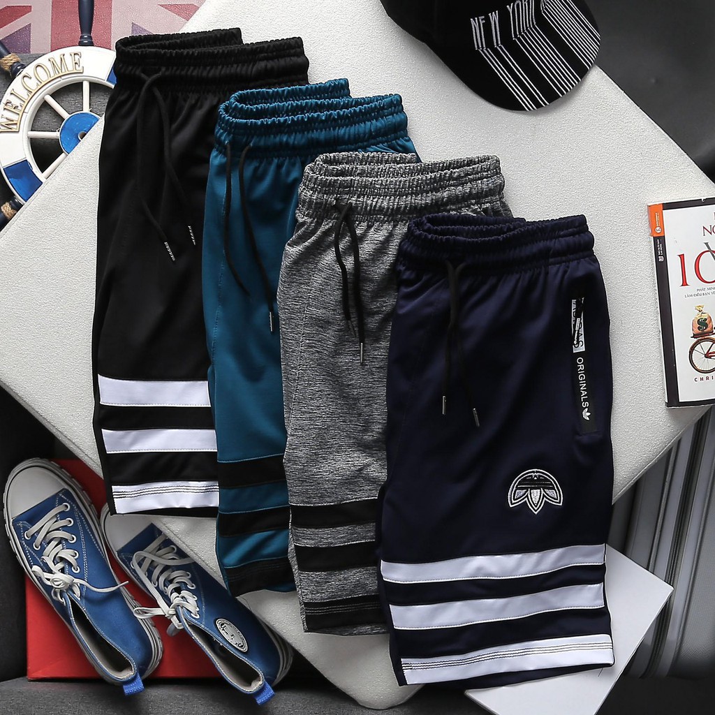 Quần short thể thao nam - quần đùi tập gym vải poly co dãn 4 chiều chống nhăn QS10 | BigBuy360 - bigbuy360.vn