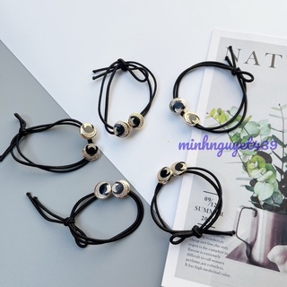 Dây cột tóc đính nút