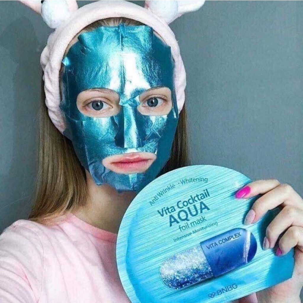 Mặt nạ cấp ẩm cho da BNBG Vita Cocktail Aqua Foil Mask 30ml