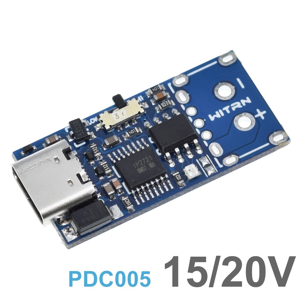 Type-C USB-C PD2.0 PD3.0 to DC Spoof Scam Fast Charge Trigger Polling Detector USB-PD Notebook Power Supply Change Board Module