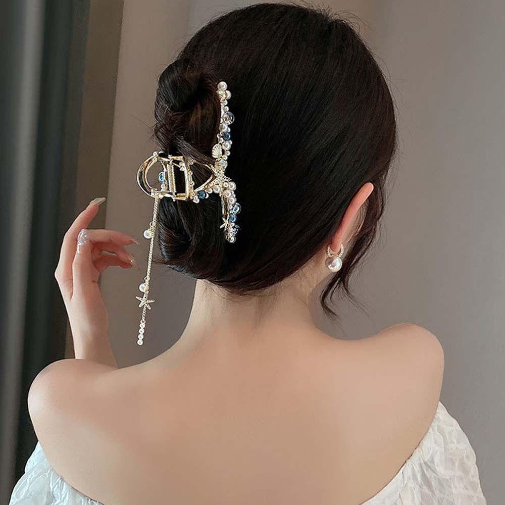 Kẹp Tóc Móng Vuốt Phong Cách Đại Dương Thời Trang Cho Nữ|Kẹp Tóc Phong Cách Hàn Quốc Xinh Xắn Cho Nữ