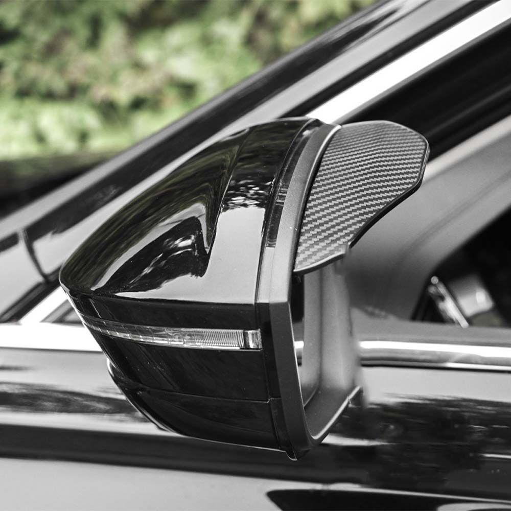 Ốp Gương Chiếu Hậu Xe Hơi Bằng Sợi Carbon Chống Nước Mưa Tiện Dụng